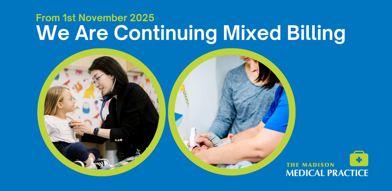 Healthcare professionals consulting with patients during medical examinations at The Madison Medical Practice